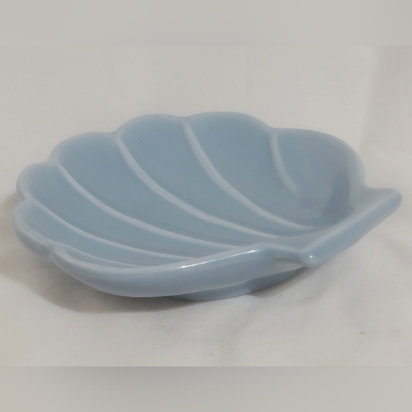 Vintage Relco Manufacturer Sundance Ceramic Blue Shell Trinket Dish - Picture 9 of 9